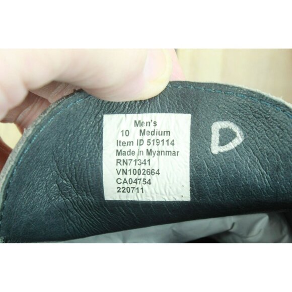 LL Bean Mountainville Gray Leather Slip-On Penny Loafer Shoes Size 10 M - Picture 8 of 9